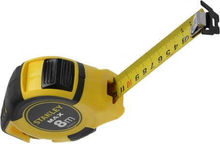 Stanley Max rolmaat met magneet