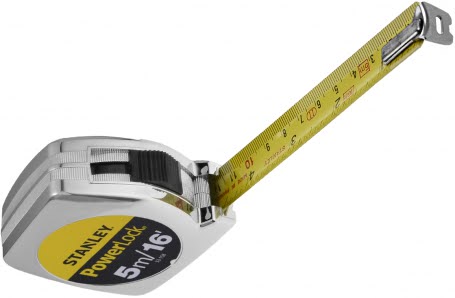 Stanley rolmaat met inches
